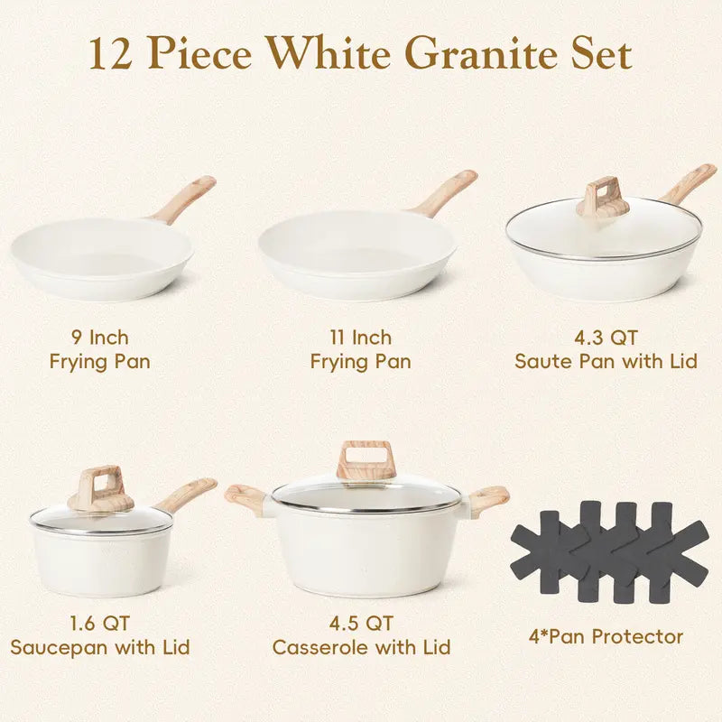 Granite Induction Cookware Set